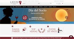 Desktop Screenshot of lavinia.es